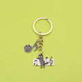 Zinc Alloy Music Cat Keychain For Bag Charm Gift view 1