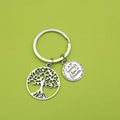 Zinc Alloy Vintage Tree Of Life Keychain Thanksgiving Gift view 1