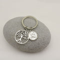 Zinc Alloy Vintage Tree Of Life Keychain Thanksgiving Gift view 3