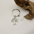 Zinc Alloy Vintage Tree Of Life Keychain Thanksgiving Gift view 4