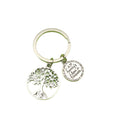 Zinc Alloy Vintage Tree Of Life Keychain Thanksgiving Gift view 5