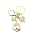 Zinc Alloy Shell Starfish Mermaid Keychain For Bag Charm Gift view 5
