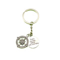 Metal Airplane Camera Compass Keychain Travel Gift view 5