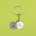 Metal Airplane Camera Compass Keychain Travel Gift view 1