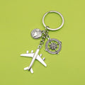 Silver Zinc Alloy Airplane Model Jewelry Findings Accessories for DIY Jewelry Making view 1