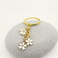 Gold Zinc Alloy Cherry Blossom Jewelry Findings Accessories for DIY Jewelry Making view 3