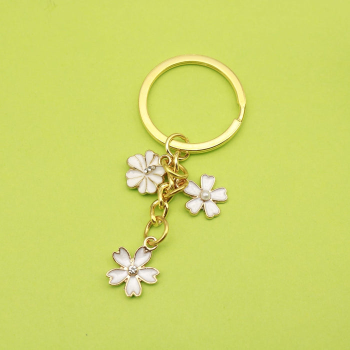 Gold Zinc Alloy Cherry Blossom Jewelry Findings Accessories for DIY Jewelry Making