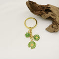 Metal Daisy Drop Oil Keychain Bag Charm Gift view 4