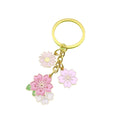 Metal Flower Keychain Cute Purse Bag Charm Gift view 5