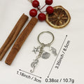 Metal Sea Turtle Starfish Dolphin Keychain Bag Charm view 2