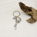Metal Sea Turtle Starfish Dolphin Keychain Bag Charm view 4