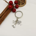 Metal Elephant Lotus Tree Keychain For Cute Bag Charm view 6