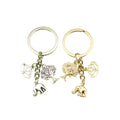 Metal Elephant Lotus Tree Keychain For Cute Bag Charm view 5