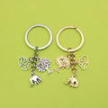 Metal Elephant Lotus Tree Keychain For Cute Bag Charm view 1