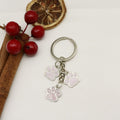 Zinc Alloy Cat Paw Keychain Cute Car Key Ring Gift view 7