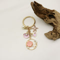 Metal Ocean Starfish Shell Dolphin Turtle Keychain Bag Charm Gift view 4