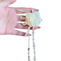 Vacation Style Faux Pearl Flower Ribbon Choker Necklace Sweet Floral Collarbone Jewelry view 5