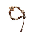 Cute Cartoon Ceramic Cat And Dog Wax Cord Beaded Bracelet For Women view 5