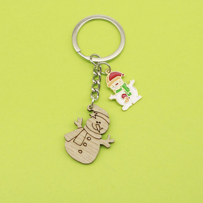 Wooden DIY Doodle Letter Keychain Gift For Mom