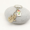 Wooden DIY Doodle Letter Keychain Gift For Mom view 3