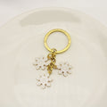 Alloy Snowflake Bell Keychain Christmas Gift (1919) view 3