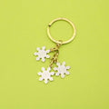 Alloy Snowflake Bell Keychain Christmas Gift (1919) view 1