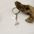 Metal Moon Star Tassel Keychain Key Ring Bag Charm view 4
