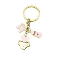 Zinc Alloy Baby Clothes Footprint Keychain Bag Charm Gift view 5