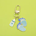 Alloy Cute Baby Bottle Keychain Bag Charm Gift view 1