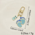 Alloy Cute Baby Bottle Keychain Bag Charm Gift view 2