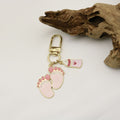 Metal Baby Footprint Keychain Cartoon Bag Charm Gift view 4