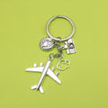 Silver Zinc Alloy Airplane Travel Jewelry Findings Accessories for DIY Jewelry Making – Silver view 1
