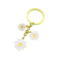 Metal Daisy Flower Keychain Cute Cartoon Bag Charm Gift view 5