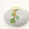 Zinc Alloy Blue Enamel Flower Keychain For Bag Charm Gift view 3