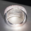 Sparkling Diamond Style Ring For Women, Elegant Princess Luxury Fashion Statement Jewelry view 3