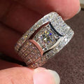 Futuristic Tech Style Ring For Women, Niche Shiny Internet Fashion Finger Jewelry view 1