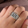 Futuristic Tech Style Ring For Women, Niche Shiny Internet Fashion Finger Jewelry view 4