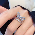 Sweet Style Delicate Bow Ring For Women Cute Lady Finger Ring For Daily Wear Jewelry view 3