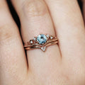 Princess Crown Couple Rings For Women, Round Zircon Stone Elegant Lady Jewelry view 1