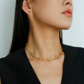 Vintage Hollow Flower Tassel Metal Drop Earrings, Light Luxury European Court Style view 2