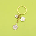 Gold Zinc Alloy Daisy Flower Jewelry Findings Accessories for DIY Jewelry Making view 1