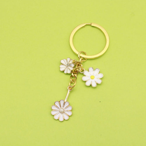 Gold Zinc Alloy Daisy Flower Jewelry Findings Accessories for DIY Jewelry Making