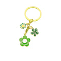 Metal Enamel Flower Set Keychain Backpack Bag Charm Gift view 5