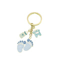 Zinc Alloy Baby Feet Keychain Bag Charm Gift view 5