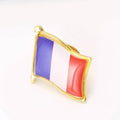 Enamel France Flag Lapel Pin For Men's And Women's Apparel Brooch view 2