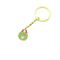 Zinc Alloy Christmas Tree Reindeer Snowflake Keychain Festive Bag Charm view 5