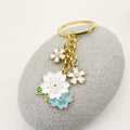Metal Sakura Flower Keychain Cute Bag Charm Gift view 3