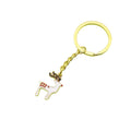 Zinc Alloy Christmas Reindeer Keychain Bag Charm New Year Gift view 5