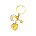 Metal Cartoon Zodiac Planet Globe Keychain Backpack Charm view 5