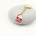 Zinc Alloy Christmas Tree Santa Bell Snowflake Keychain Bag Charm view 3